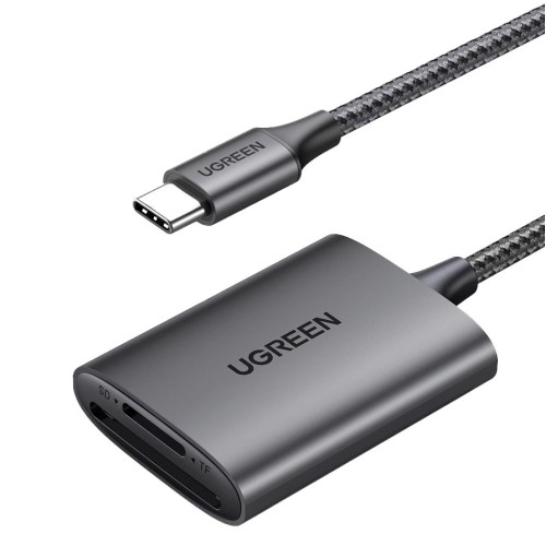 Ugreen SD/TF Card Reader Ugreen CM401 USB C 5Gb/s - Grey