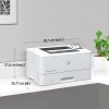 HP LaserJet Enterprise M406dn, Black and white, Printer for Business, Print, Compact Size; Strong Security; Two-sided printing; Energy Efficient; Front-facing USB printing HP LaserJet Enterprise M406dn, Black and white, Printer for Business, Print, Compact Size; Strong Security; Two-sided printing; Energy Efficient; Front-facing USB printing