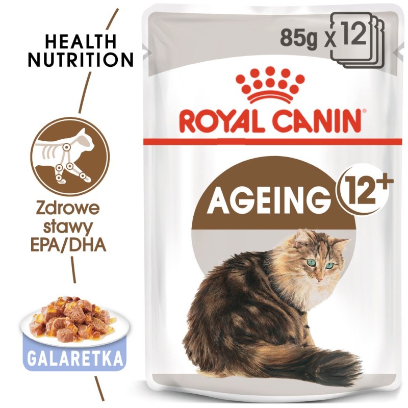 ROYAL CANIN FHN Ageing 12+ in jelly - wet cat food - 12X85g ROYAL CANIN FHN Ageing 12+ in jelly - wet cat food - 12X85g