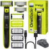 Philips Norelco OneBlade QP2824/10 men's shaver Foil shaver Trimmer Grey, Lime