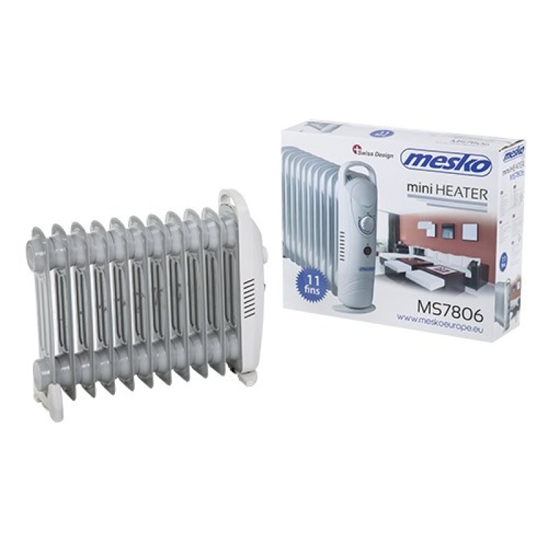Mesko MS 7806 electric space heater Oil electric space heater Indoor White 1200 W Mesko MS 7806 electric space heater Oil electric space heater Indoor White 1200 W