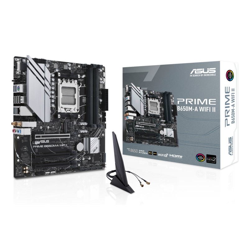 ASUS PRIME B650M-A WIFI II AMD B650 Socket AM5 micro ATX ASUS PRIME B650M-A WIFI II AMD B650 Socket AM5 micro ATX