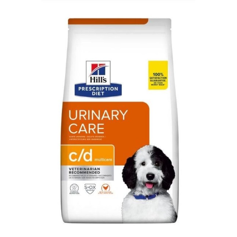 HILL'S PRESCRIPTION DIET Canine Urinary Care c/d Multicare Dry dog food Chicken 1,5 kg HILL'S PRESCRIPTION DIET Canine Urinary Care c/d Multicare Dry dog food Chicken 1,5 kg