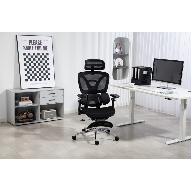 Activejet ergonomic office chair YK848 black Activejet ergonomic office chair YK848 black