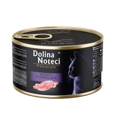 DOLINA NOTECI Premium Rich in rabbit - wet cat food - 185g