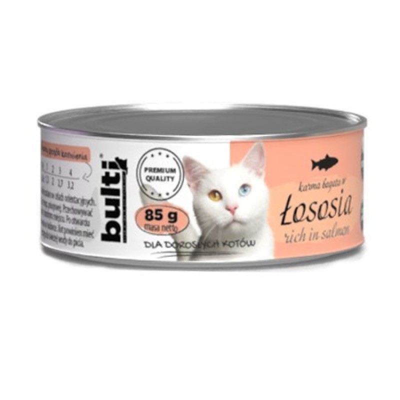 BULTI Rich in salmon - wet cat food - 85g