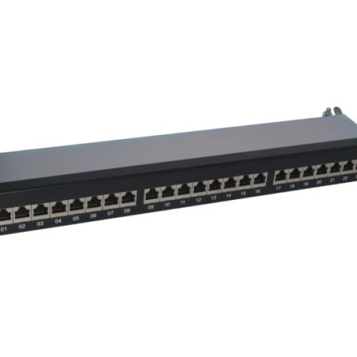 Alantec PK040 Patch panel STP cat.6A 24 ports LSA 1U 19