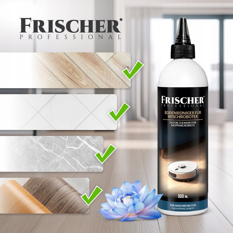Liquid for mopping robots including wood Frischer 0,5l (concentrate) Liquid for mopping robots including wood Frischer 0,5l (concentrate)