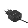 Qoltec 50190 Charger 17W | 5V | 3.4A | USB + USB type C