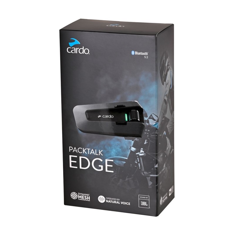 Cardo PT200001 motorcycle intercom 2 channels 1600 m Black