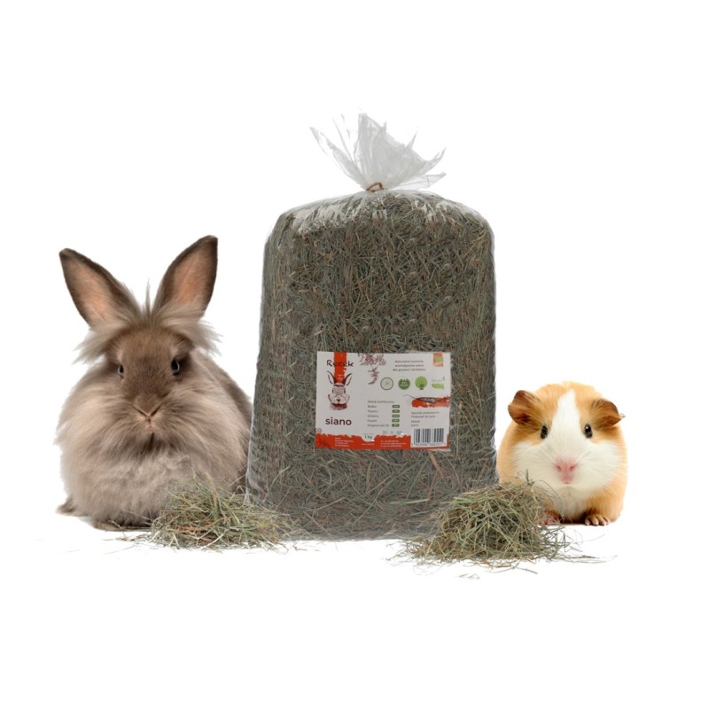 RECEK Meadow hay for rodents - hand-packed - 1,5 kg