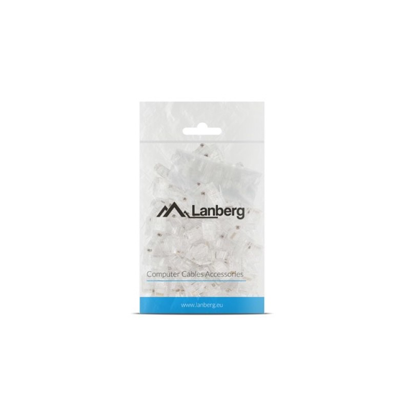 Lanberg PLU-6000 wire connector RJ-45 Transparent Lanberg PLU-6000 wire connector RJ-45 Transparent