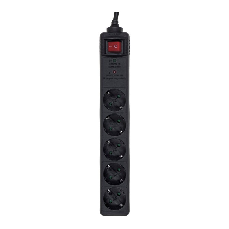 EnerGenie SPG5-C-15 surge protector Black 5 AC outlet(s) 250 V 4.5 m EnerGenie SPG5-C-15 surge protector Black 5 AC outlet(s) 250 V 4.5 m