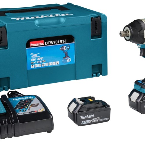 Makita DTW701RTJ power screwdriver/impact driver 1000 RPM Black, Blue Makita DTW701RTJ power screwdriver/impact driver 1000 RPM Black, Blue