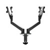 Esperanza ERW020 Gas desk mount for two monitors 17-27‘’ up to 6kg