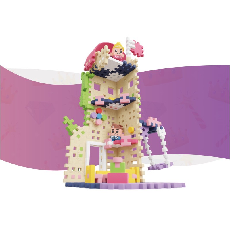 MARIOINEX Mini Waffle Princess Fantasy Tower Building Blocks, 148 pieces MARIOINEX Mini Waffle Princess Fantasy Tower Building Blocks, 148 pieces