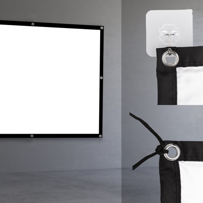 Maclean projection screen, 120