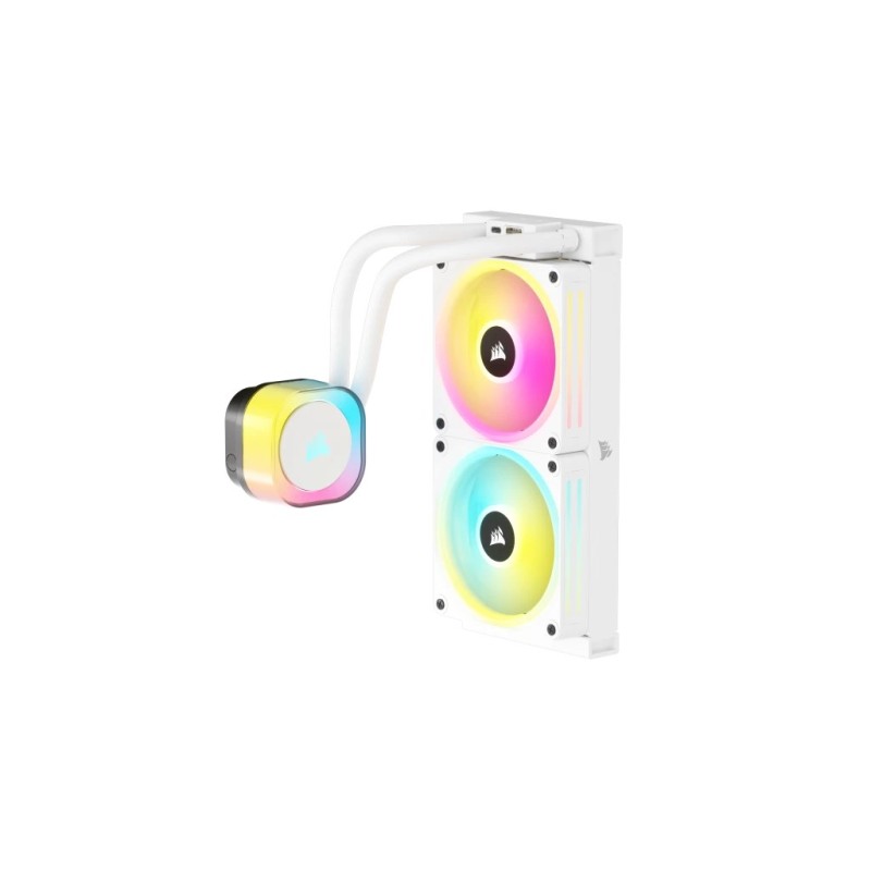 Corsair H100I Processor Hybrid cooler 12 cm White Corsair H100I Processor Hybrid cooler 12 cm White