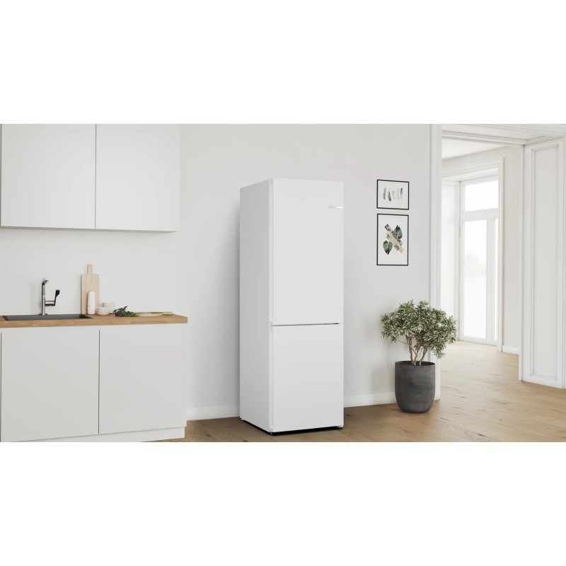 Bosch Serie 4 KGN362WDF fridge-freezer Freestanding 321 L D White Bosch Serie 4 KGN362WDF fridge-freezer Freestanding 321 L D White