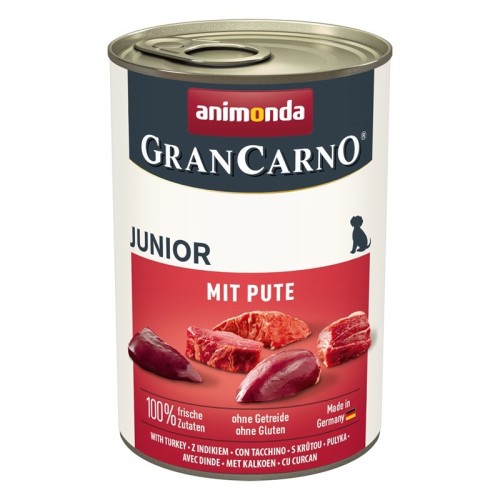 ANIMONDA GranCarno Junior with turkey - wet dog food - 400g ANIMONDA GranCarno Junior with turkey - wet dog food - 400g