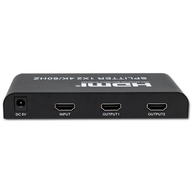 Qoltec 51797 Active HDMI Splitter 2 x HDMI 4K x 2K | 6Gb/s | 60Hz Qoltec 51797 Active HDMI Splitter 2 x HDMI 4K x 2K | 6Gb/s | 60Hz
