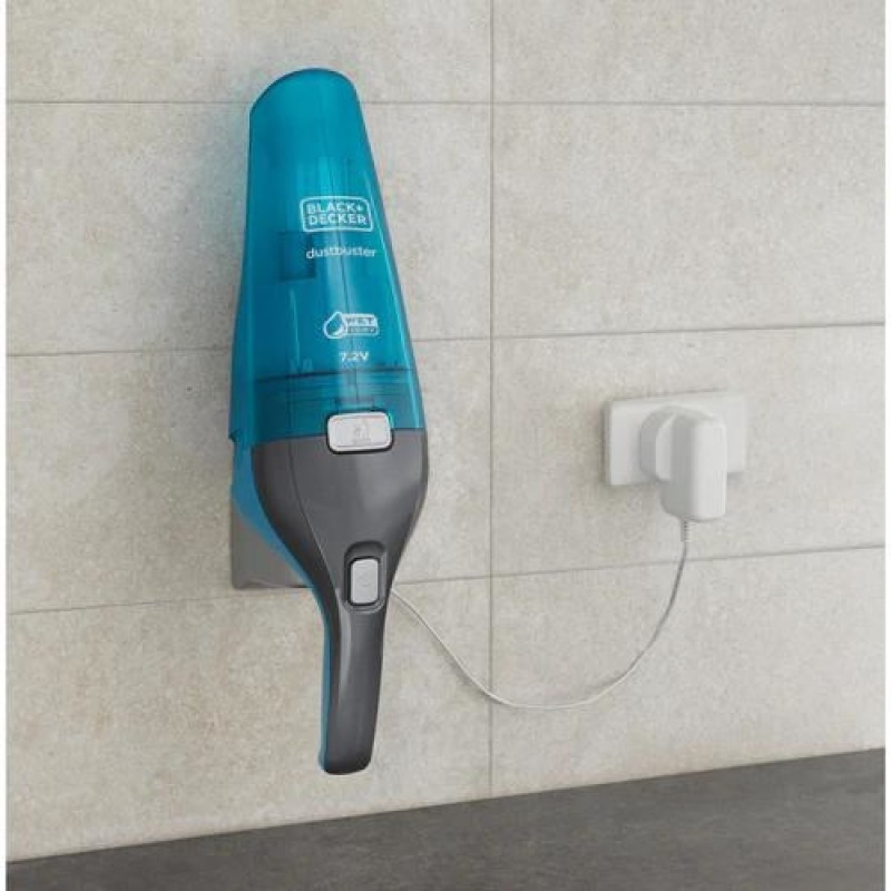 Black & Decker WDC215WA handheld vacuum Blue, Titanium Bagless Black & Decker WDC215WA handheld vacuum Blue, Titanium Bagless
