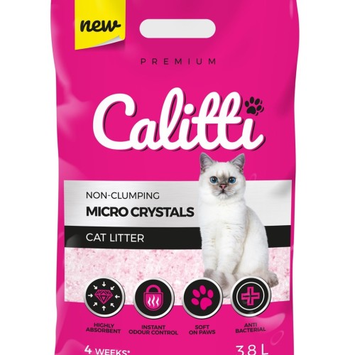 Calitti Micro Crystals - Silicone Cat Litter 3.8 l