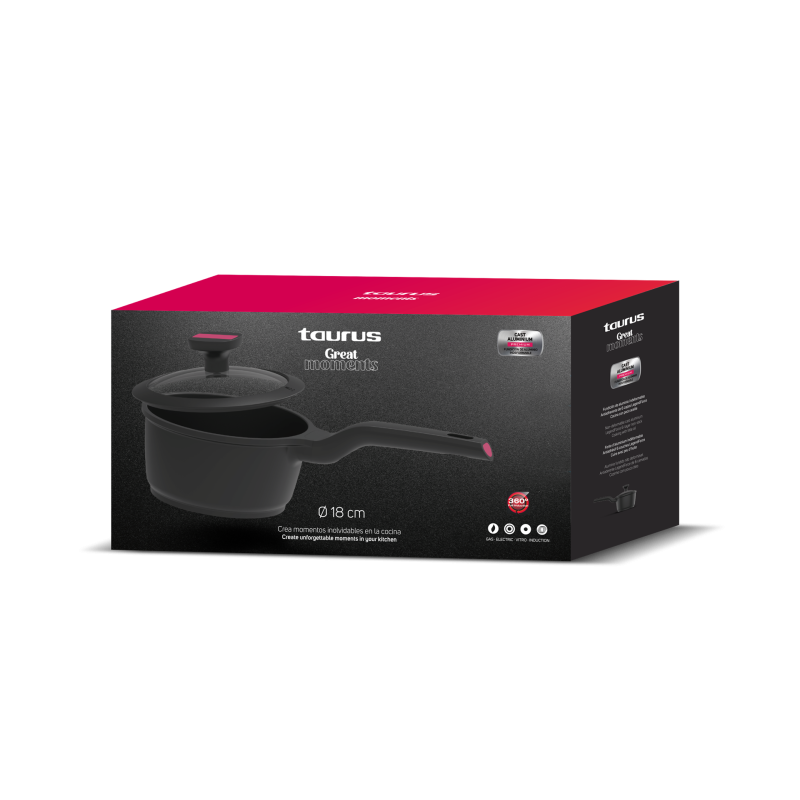 Saucepan 18cm Taurus Great Moments KCK3018 Saucepan 18cm Taurus Great Moments KCK3018
