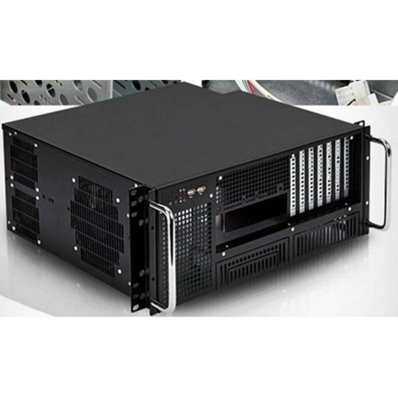Techly Chassis Industrial Rack 19/Desktop 4U Ultra Compact Black Techly Chassis Industrial Rack 19/Desktop 4U Ultra Compact Black