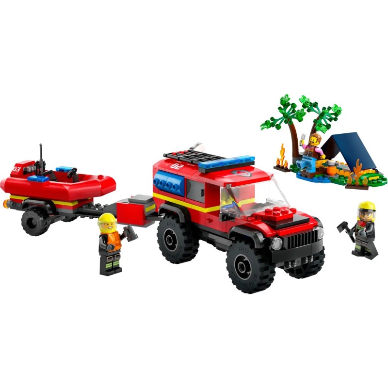 LEGO CITY 60412 4X4 FIRE TRUCK WITH RESCUE BOAT LEGO CITY 60412 4X4 FIRE TRUCK WITH RESCUE BOAT
