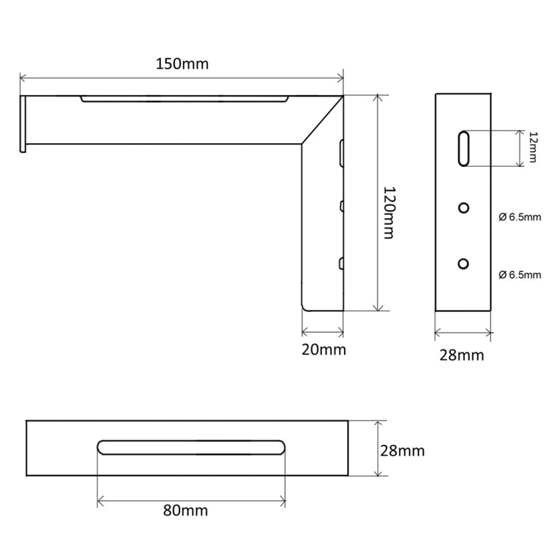 Maclean MC-923 Set of 2 hangers for projection screens, max. load 25KG (for set), steel Maclean MC-923 Set of 2 hangers for projection screens, max. load 25KG (for set), steel