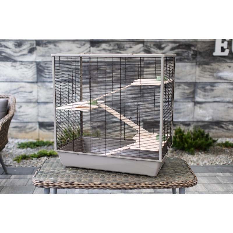 INTER-ZOO Diego Wood Japandi - cage for rodents - 78 x 48 x 97cm INTER-ZOO Diego Wood Japandi - cage for rodents - 78 x 48 x 97cm