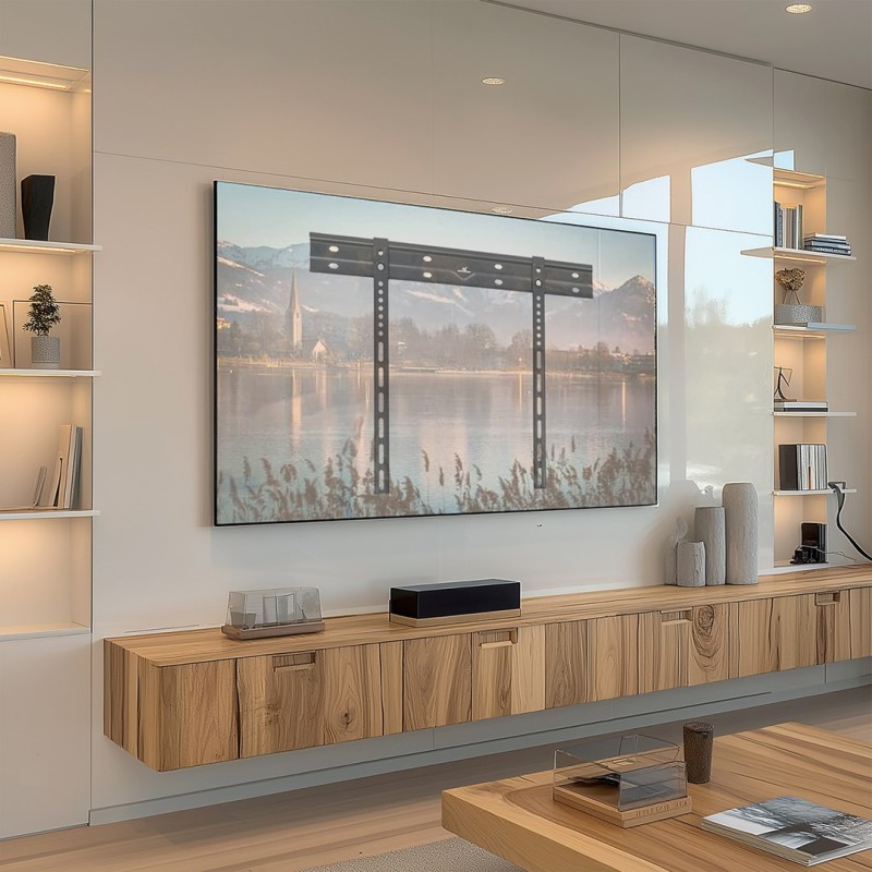 Maclean ultra flat wall mount for TV, 40-85 Maclean ultra flat wall mount for TV, 40-85