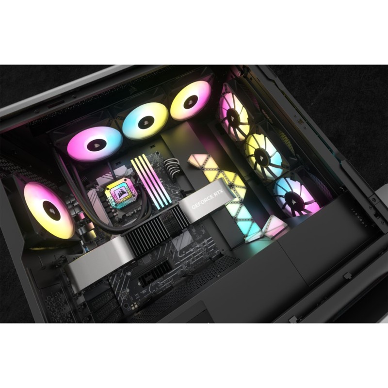 Corsair iCUE H150i ELITE CAPELLIX XT Processor All-in-one liquid cooler 12 cm Black 1 pc(s) Corsair iCUE H150i ELITE CAPELLIX XT Processor All-in-one liquid cooler 12 cm Black 1 pc(s)
