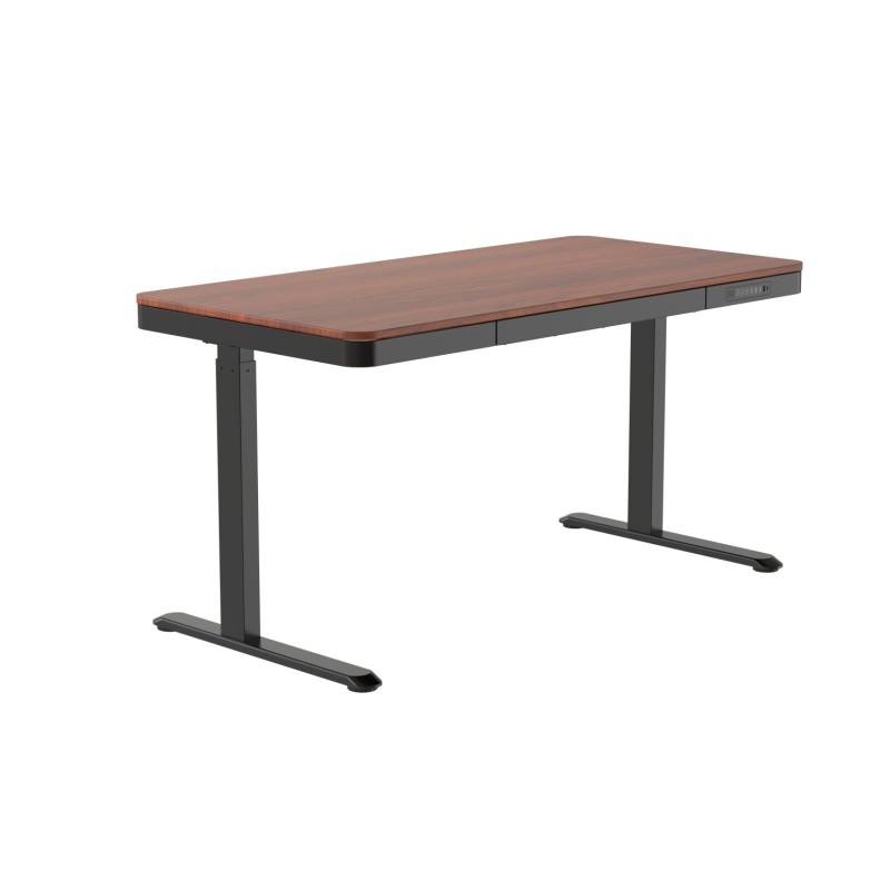 ACTIVEJET desk with electric height adjustment 140x70 ET119W-C black/walnut ACTIVEJET desk with electric height adjustment 140x70 ET119W-C black/walnut