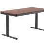 ACTIVEJET desk with electric height adjustment 140x70 ET119W-C black/walnut
