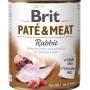 Wet dog food BRIT PATÉ & MEAT Rabbit 800 g