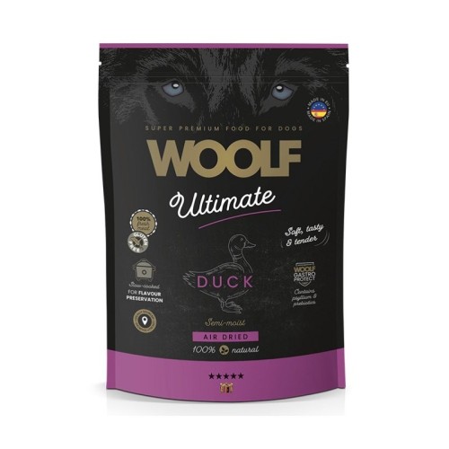 WOOLF Ultimate soft Duck - semi-moist dog food - 1kg WOOLF Ultimate soft Duck - semi-moist dog food - 1kg