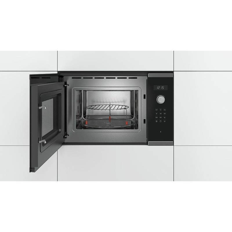 Bosch Serie 6 BEL554MB0 microwave Built-in Combination microwave 25 L 900 W Black, Stainless steel Bosch Serie 6 BEL554MB0 microwave Built-in Combination microwave 25 L 900 W Black, Stainless steel