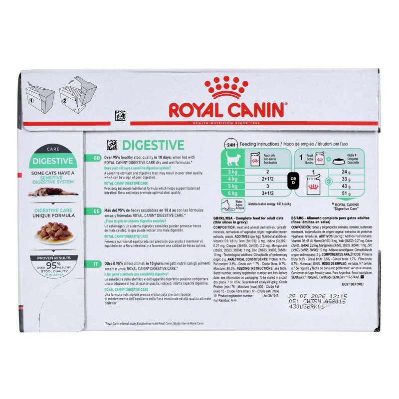 Royal Canin Digest Sensitive Care - wet cat food - 12x85g Royal Canin Digest Sensitive Care - wet cat food - 12x85g