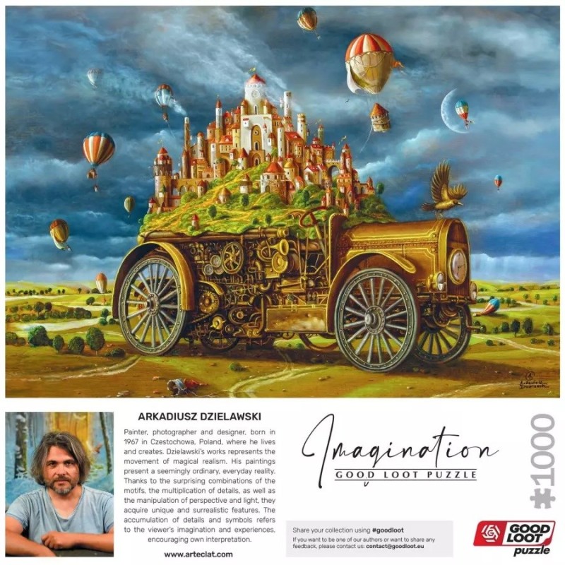Puzzle Good Loot Imagination - Arkadiusz Dzielawski: Big Move 1000 pc(s) Puzzle Good Loot Imagination - Arkadiusz Dzielawski: Big Move 1000 pc(s)