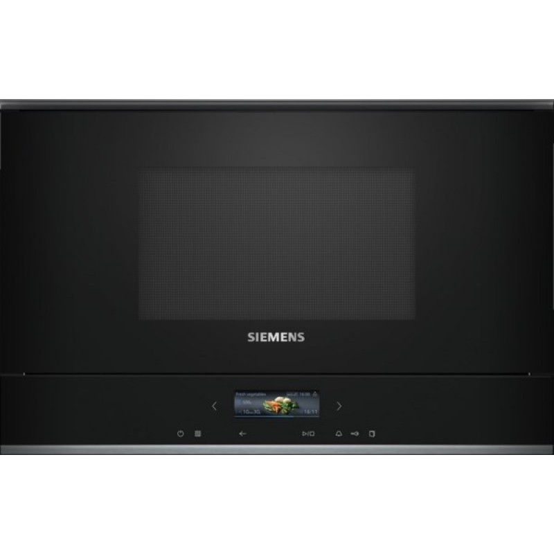 Siemens BF722R1B1 microwave Black Solo microwave Built-in 21 L 900 W Siemens BF722R1B1 microwave Black Solo microwave Built-in 21 L 900 W