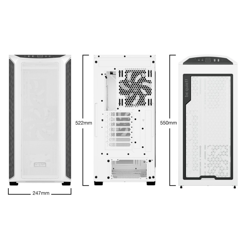 be quiet! Shadow Base 800 DX White Midi Tower be quiet! Shadow Base 800 DX White Midi Tower