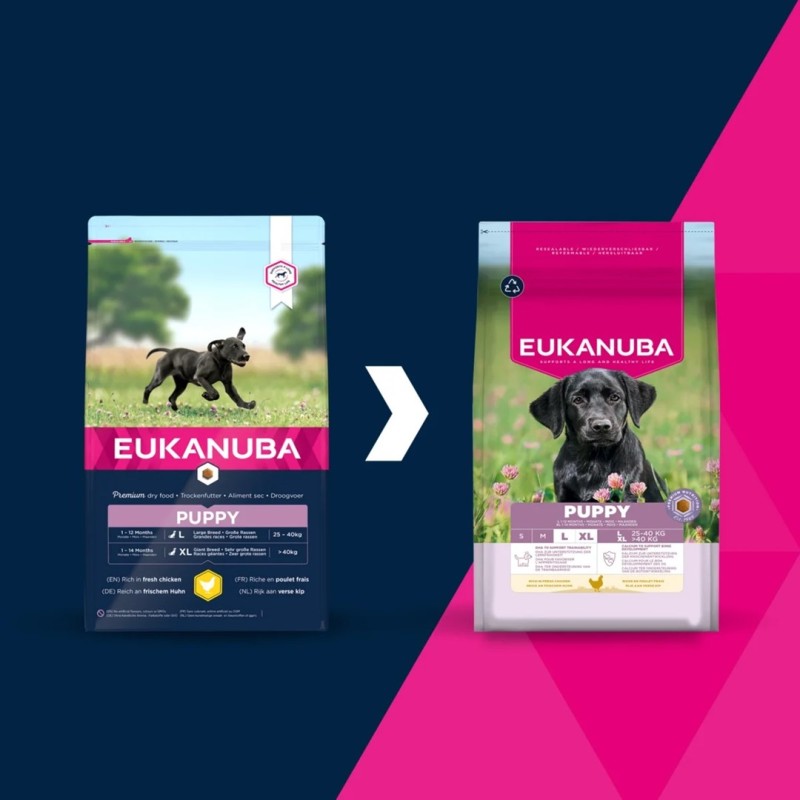 EUKANUBA Puppy L XL Rich in chicken - dry dog food - 15kg EUKANUBA Puppy L XL Rich in chicken - dry dog food - 15kg