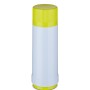 ROTPUNKT Glass thermos, capacity 0.750 l, polar-el.-summer squash (white-yellow)
