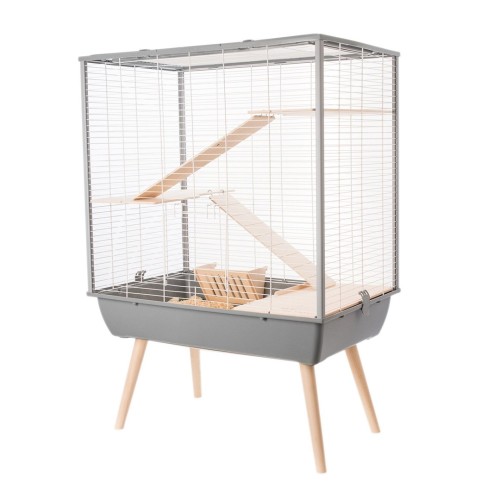 Zolux Cage Neo Cozy Large Rodents H80, grey color Zolux Cage Neo Cozy Large Rodents H80, grey color