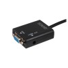 Savio CL-23 video cable adapter 0.5 m VGA (D-Sub) HDMI Type A (Standard) Black Savio CL-23 video cable adapter 0.5 m VGA (D-Sub) HDMI Type A (Standard) Black