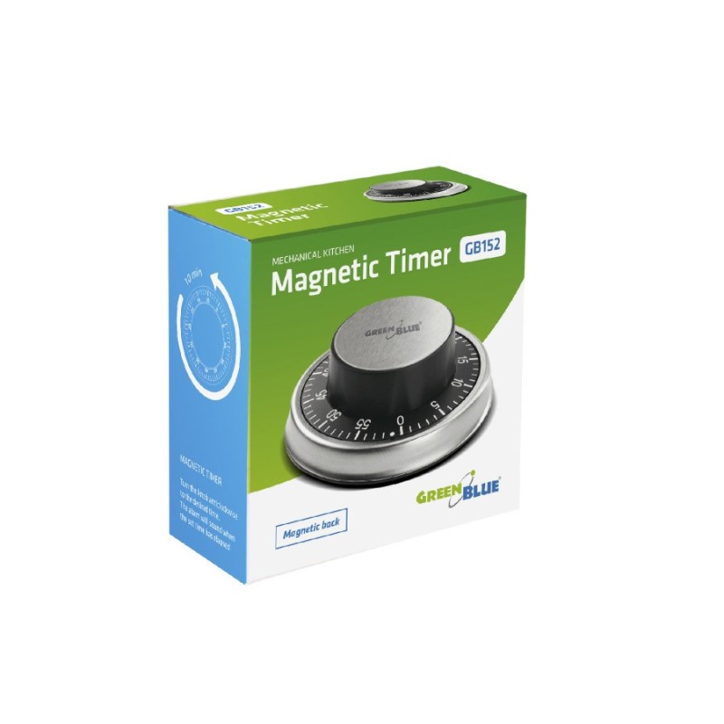 Greenblue 51348 Mechanical kitchen timer Silver Greenblue 51348 Mechanical kitchen timer Silver
