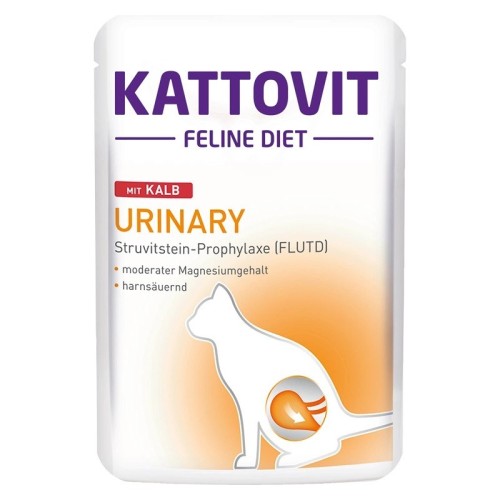 KATTOVIT Feline Diet Urinary Veal - wet cat food - 85g KATTOVIT Feline Diet Urinary Veal - wet cat food - 85g
