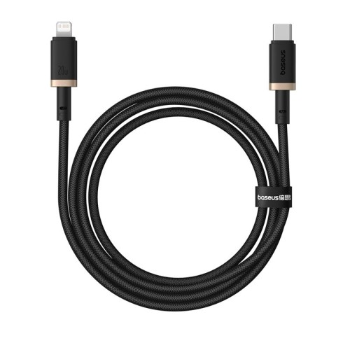 Baseus Dura Type C fast charging cable for iP 20 W 1 m Black, Gold Baseus Dura Type C fast charging cable for iP 20 W 1 m Black, Gold